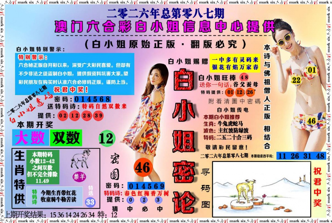 087期白小姐密论[图]